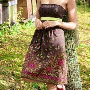 NWOT Anthropologie By Tabitha Brown Strapless Dress 6